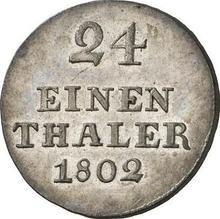 1/24 Thaler 1802   