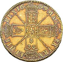 Five guineas 1699    "First laureated bust"