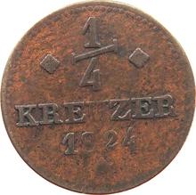 1/4 kreuzer 1824   
