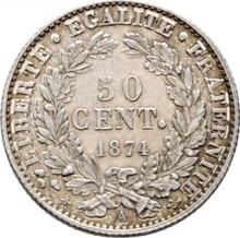 50 Centime 1874 A  
