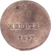 1/2 krajcara 1817   