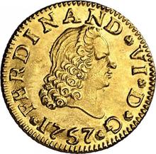1/2 Escudo 1757 S JV 