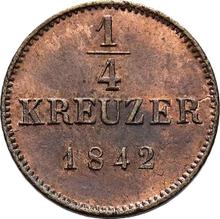 1/4 kreuzer 1842   
