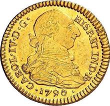 2 Escudos 1790 P SF 