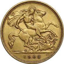 1/2 Sovereign 1908 P  