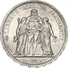 5 francos 1873 A   "Hércules"