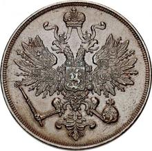 3 kopiejki 1860 ВМ   "Mennica Warszawska"