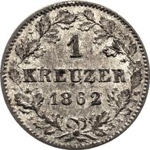 1 крейцер 1862   