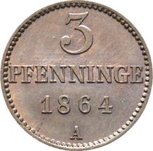 3 Pfennig 1864 A  