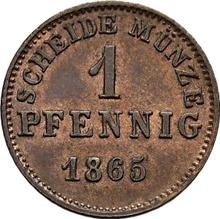 1 Pfennig 1865   