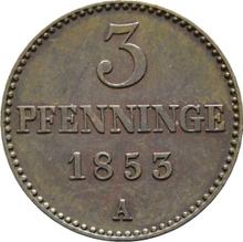 3 Pfennig 1853 A  