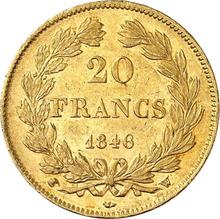 20 Francs 1846 W  