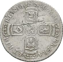 Sixpence 1696 Y   "First laureated bust"