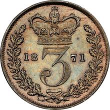 Threepence 1871   