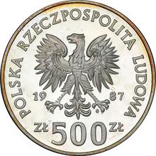 500 Zlotych 1987 MW  TT "European Football Championship 1988"
