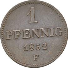 1 Pfennig 1852  F 