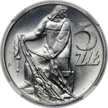 5 Zlotych 1959   WJ JG "Fischer"