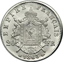20 Francs 1863 BB  