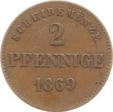 2 Pfennig 1869   