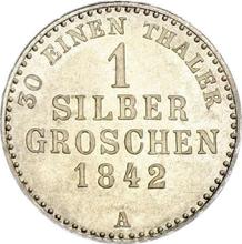 Silber Groschen 1842 A  