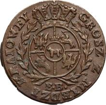 1 Grosz 1786  EB  "Z MIEDZI KRAIOWEY"