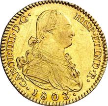 2 Escudos 1803 M FA 