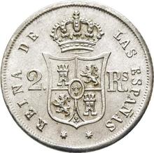 2 Reales 1854   