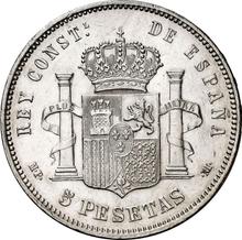 5 Pesetas 1890  MPM 