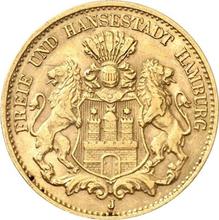 10 Mark 1909 J   "Hamburg"