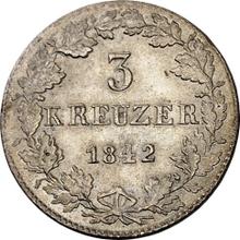 3 Kreuzer 1842   
