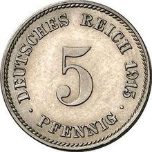 5 Pfennig 1915 J  
