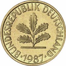 10 Pfennig 1987 F  