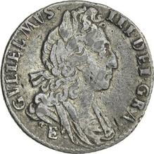 Sixpence 1697 E   "Third laureate bust"