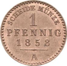 1 Pfennig 1858 A  