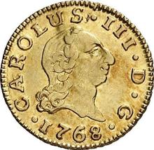 1/2 Escudo 1768 S CF 