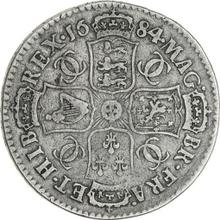 Halfcrown 1684    "Fourth laureate bust"