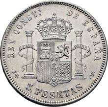 5 Pesetas 1893  PGV 