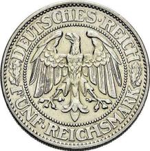 5 Reichsmark 1929 J   "Oak Tree"
