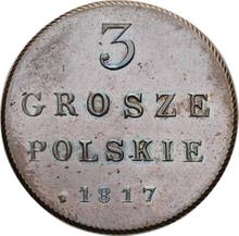 3 Grosze 1817  IB  "Long tail"