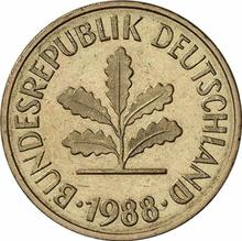5 Pfennig 1988 J  