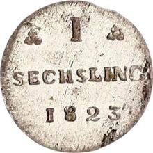 Sechsling 1823   