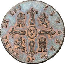 8 Maravedís 1837 Ja   "Denomination on obverse"