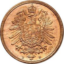2 Pfennig 1876 D  