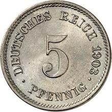 5 Pfennig 1903 E  