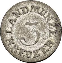 3 крейцера 1829   