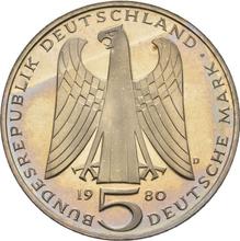 5 Mark 1980 D   "Vogelweide"