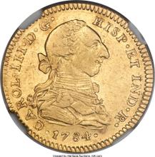 2 Escudos 1784 Mo FM 