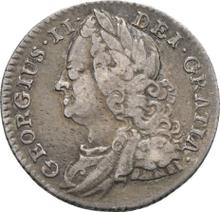 Sixpence 1745    "Old Head"