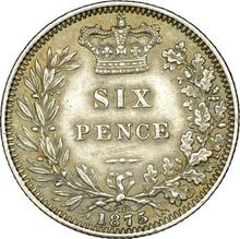 6 Pence 1875   