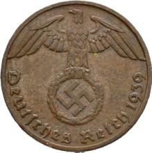 1 Reichspfennig 1939 F  